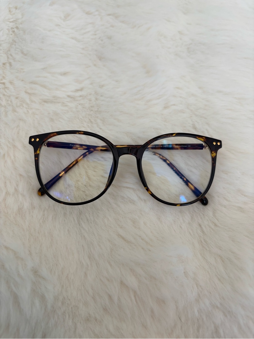 Firmoo Tortoiseshell Round Frames - Brown/Black